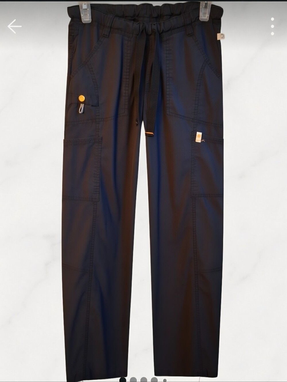 Wonderwink Black Scrub Pants